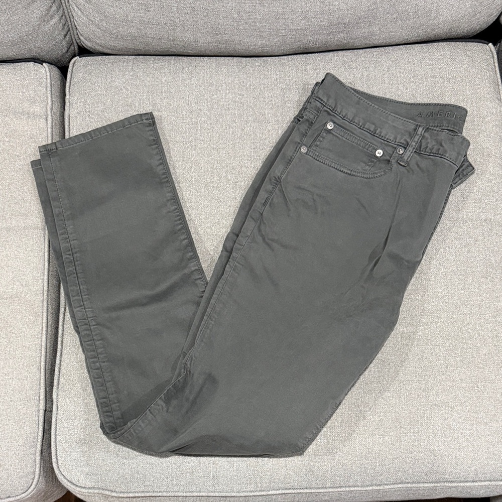 American Eagle Outfitters Charcoal Slim Jeans